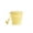 Yellow, variant on Silicone Collapsible Travel Cup with Dustproof Lid, 8.8 Oz/260ml, BPA-Free, Portable, Reusable for Camping, Picnic, Travel, Office