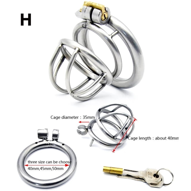 Chastity Cage Men Metal Sissy Lockable Chastity Belt Male Bondage Bdsm Cock Cage Penis Rings Adults Couple Sex Toys For Man