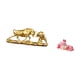 thumbnail image 4 of Escultura Moderna De Animales Feng Shui Con Figura De Resina De Toro, Oso, Vaca Y Ciervo Durmiendo. Ideal Para Decorar Mesas De Escritorio, Cocina O Comedor., 4 of 7