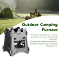 thumbnail image 5 of Titanium Wood Stove Lightweight Folding Camping Stove Picnic Cooking Burners, 5 of 11