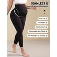 thumbnail image 6 of Takusun Women's Maternity Leggings Over The Belly Pregnancy Yoga Pants Active Wear Workout Leggings, 6 of 8
