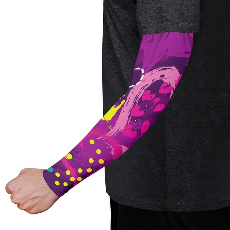 Bivenant Store 1 Pairs Funny Creativity Outdoor Essentials UV Sun  Protection Arm Sleeves - Cooling Compression Arm Sleeve - Sports & UV Arm  Sleeves for Men & Women 