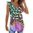 thumbnail image 1 of Gibobby Casual Playera de Manga Corta para Mujer Camisetas sin mangas para mujer Camisetas sueltas verano con volantes Camisas sin mangas plisadas(Morado,G), 1 of 4