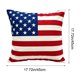 thumbnail image 3 of Funda de Cojín Patriótica con Diseño de Bandera de Lazo y Estrella – Funda de Almohada Lumbar Decorativa para El Día de La Independencia, Decoración Del Hogar, Sofá, Cama y Uso En Exteriores., 3 of 6