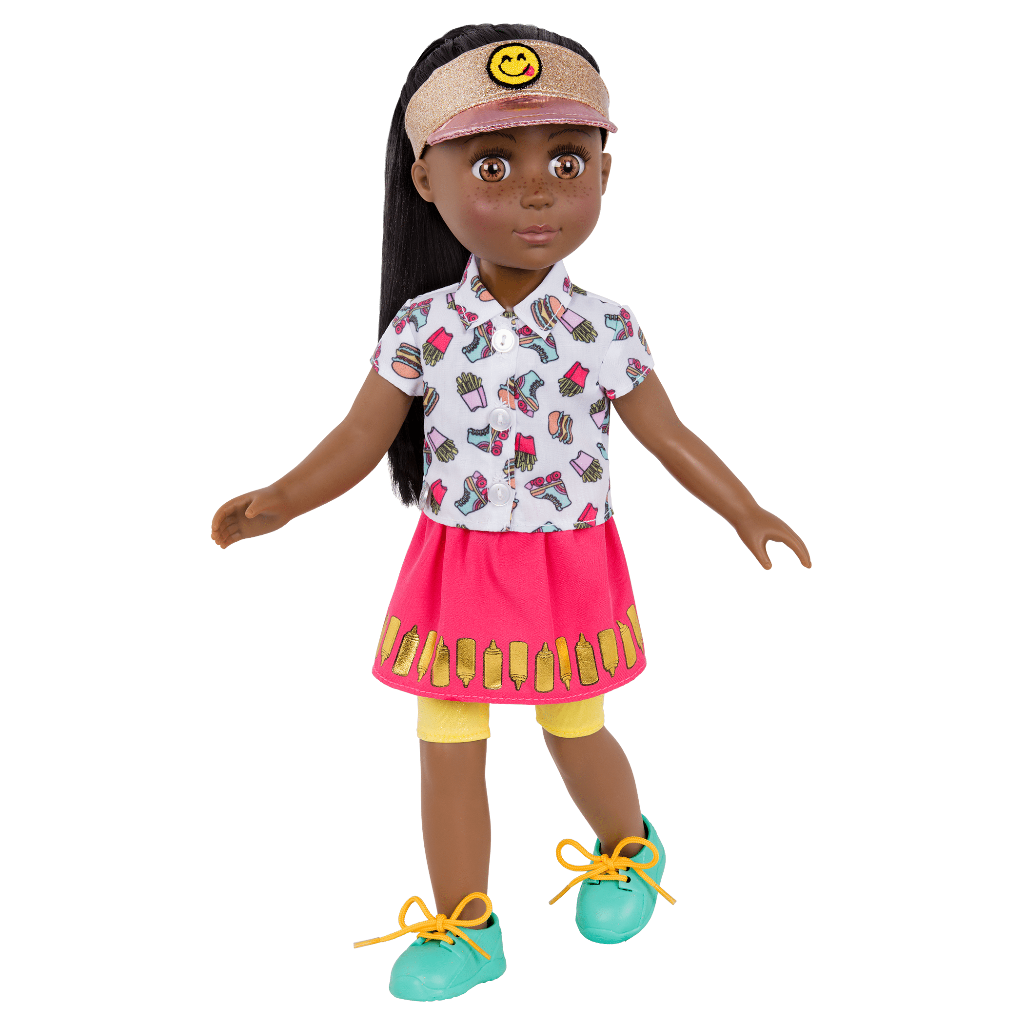 Glitter Girls Dolls Kelsy 14" Poseable Fashion Doll with Drive Thru Outfit Dolls for Girls
