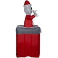 thumbnail image 3 of Gemmy Animated Christmas Airblown Inflatable Inflatable Jack Skellington in Chimney, 5.5 ft Tall, 3 of 4