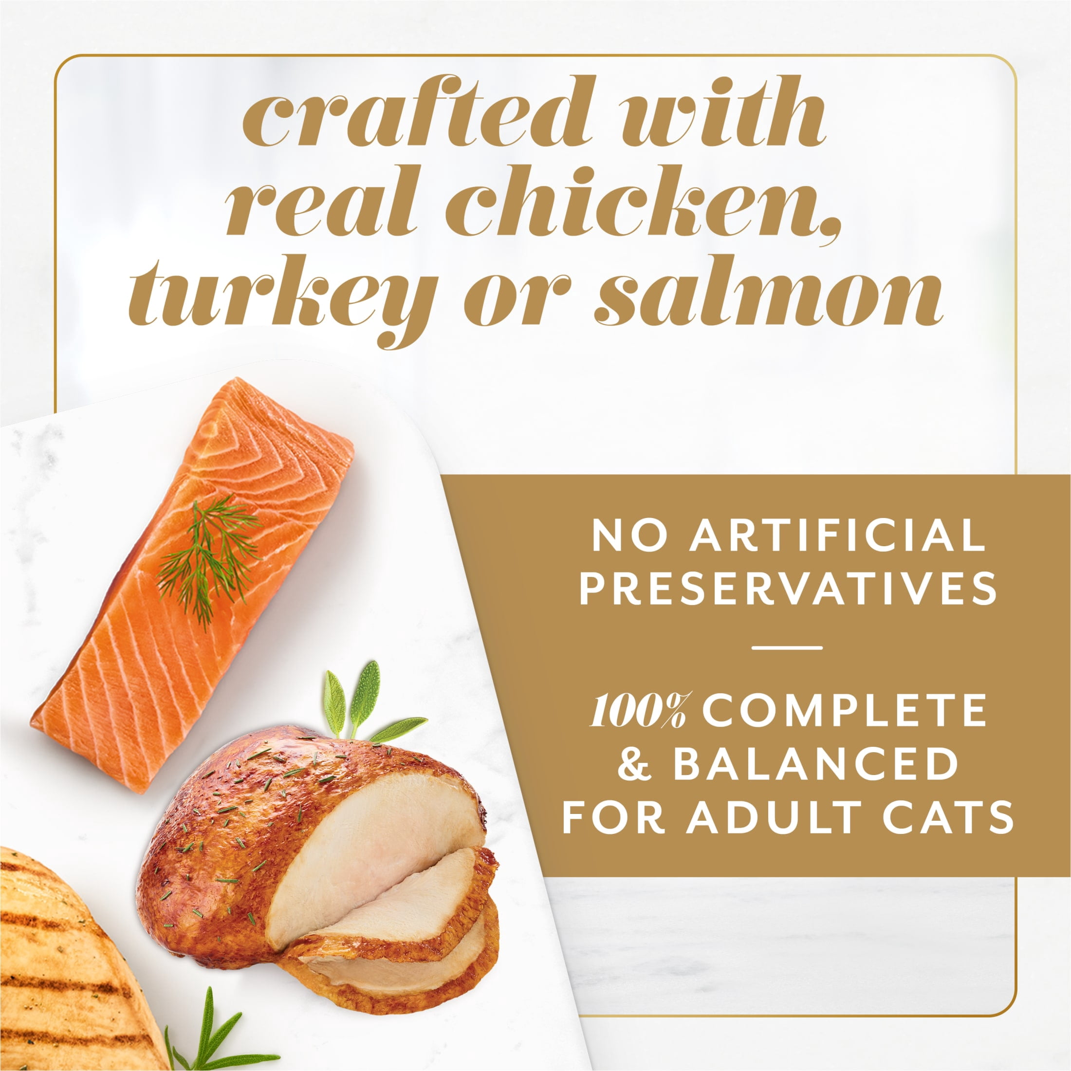 Purina Fancy Feast Gems Mousse Pate with Chicken, Salmon, Turkey and Gravy Wet Cat Food Variety Pack, 2 oz. (32 Pack)
