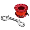 thumbnail image 4 of Carrete de buceo de aleación de aluminio Sunnimix Dedo Carrete 15 m Línea Perno Broche rojo, 4 of 8