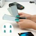 Rubber Fingers Tip Pads Grips for Counting Collating Writing Sorting