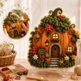 thumbnail image 7 of Whimsical Village 3D Fabric Poke Art Kit, Poke Art Kits for Adults, Creative Screen-Free Activity for Weekend Crafting and Unique Gift Idea (Acorn Bakery), 7 of 7