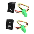 thumbnail image 1 of Interruptor de Encendido LED Blanco de Estacionamiento Faro para Coche Sunnimix Pulsador, 1 of 8