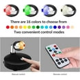 thumbnail image 4 of xianlin-Wireless Spotlight Battery Operated Spot Light Up Lights Indoor Mini Accent Lights Dimmable Art Lights LED Spotlights with Remote Stick on Anywhere Rotatable Wall Light, 4 of 4
