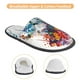 thumbnail image 3 of Fotbe Colorful Floral Jellyfish Pantuflas Peludas para Mujer con Estampado, Zapatillas de Peluche, Zapatos de Invierno para Casa, Uso Interior y Exterior-Large, 3 of 8