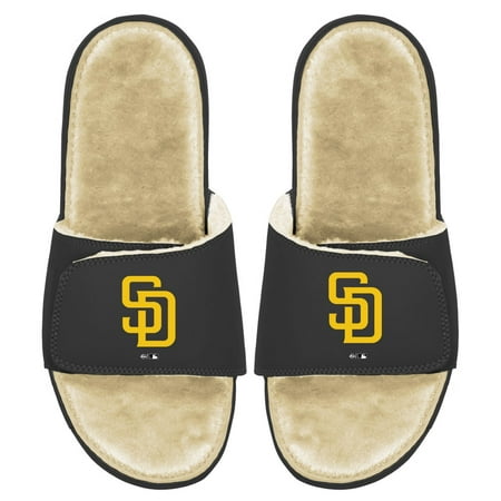 

Youth ISlide Black/Tan San Diego Padres Faux Fur Slide Sandals