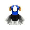 thumbnail image 2 of Zaldita Halloween Circus Ringmaster Costumes Girls Open Back Short Tulle Tutu Dress Leotard for Royal Blue 12, 2 of 5