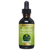 Go Nutrients Immune Booster Liquid Drops with Echinacea and Goldenseal, Gluten-Free, Non-GMO - 60 ml