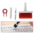 thumbnail image 4 of relayinert Durable 4x Keyboard Cleaning Brush Corner Gap Tools for High-Performance Keyboard Gamers PC Red 15x8x3cm 1Set, 4 of 6