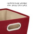 HoneyCanDo Medium Storage Bin, Red