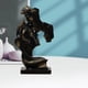 thumbnail image 2 of Pareja Estatua Abstracto Cariñoso Pareja para Regalos de Negro Zulema Figura de estatua de pareja, 2 of 5