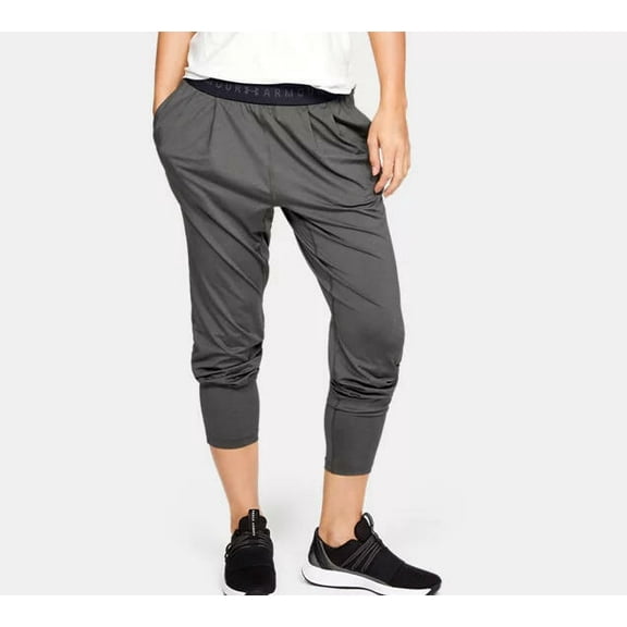 Under Armour Women's Pants Active Gray 2 Pocket Stretch Size Large 1330436-010