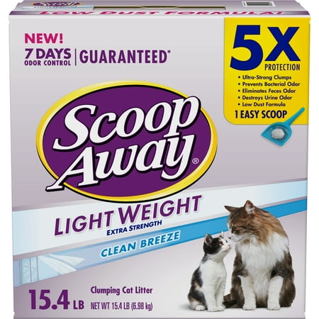 Scoop Away Lightweight Extra Strength, Scented Cat Litter, 15.4
