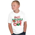 thumbnail image 4 of Christmas I'm The Naughty Elf Xmas Crewneck T Shirts Boy Girl Brisco Brands S, 4 of 6