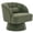Green-PU, variant on GARVEE 360° Swivel Barrel Chair,Velvet Accent Armchair with Cloud-Like Padding & Modern Striped Backrest for Living Room,Bedroom & Office,Beige