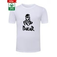 thumbnail image 3 of DAKAR-Inspired Men's 220g Heavyweight 100% Cotton T-Shirt - Casual Crew Neck, Short Sleeve, Black Tee with Trendy Print - Machine Washable, 3 of 6