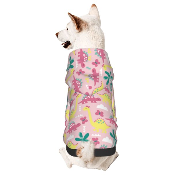 Balery Dinosaur Sudadera con Capucha para Perros Pequeños – Ropa para Mascotas, Disfraz para Perros y Gatos, Ideal para Fiestas y Cosplay-X-Large