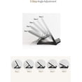 thumbnail image 5 of Pad Shape Collapsible Book Stand, Portable Book Stands, Reading Book Holder, Premium Aesthetic Textbooks Holder, Pretty, 5 of 5