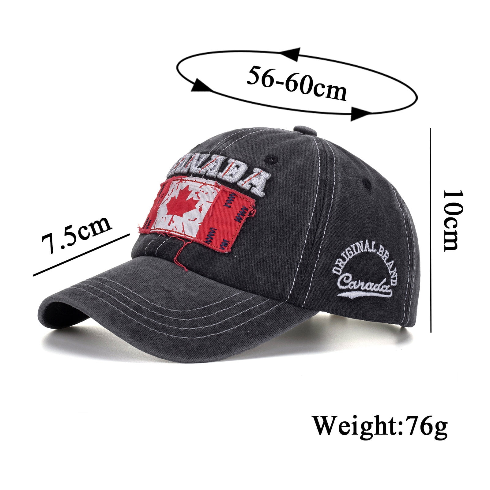 5 Casquette Snapback en sergé de coton à bord plat