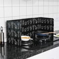 thumbnail image 1 of Protector contra salpicaduras de cocina negro, protector de pantalla contra salpicaduras para estufa, sartén, cacerola de aceite, papel de aluminio, Pro, 1 of 5