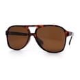 thumbnail image 4 of Polarized Mens Classic Oversized Racer Sport Plastic Sunglasses Tortoise - Brown, 4 of 8