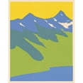 thumbnail image 3 of Green, Jacob 15x18 Black Modern Framed Museum Art Print Titled - Bright Glacial Lake II, 3 of 5