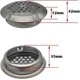thumbnail image 4 of 27 Piezas Rejilla de Ventilación de Acero Inoxidable de 35 mm Rejilla Redonda de Malla Respirable - Para Muebles de Cocina Boca de Ventilación de Acero Inoxidable - Para Armario Cupboa, 4 of 5