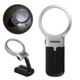 thumbnail image 1 of Magnifying Glass with 2 LED Light 3X Battery Powered Handheld Magnifier High Clarity Lightweight Magnifying Glass Reading Magnifier Loupe for Seniors Reading Inspection  Jewelry Exploring, 1 of 11