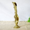 thumbnail image 5 of Jarrón de cisne de pavo real, artesanía de metal, decoración del hogar, fondo de bronce galvanizado, joyería, 5 of 5