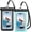 Black & Green, variant on Waterproof Phone Pouch Case - [2 Pack][Easy Lock & Heavy Duty] IPX8 Water Proof Cell Phone for Beach, Swimming Equipment Bags for iPhone 17 16 15 14 13 12 Pro Max Plus, Galaxy S25, 4-7"