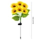 thumbnail image 3 of Simulación solar de jardín Luz girasol, jardines exteriores Decoración nocturna, goma resistente al clima, instalación sin cable, uso eficiente energéticamente, balcón de la villa en patio, 66x20cm, 3 of 6