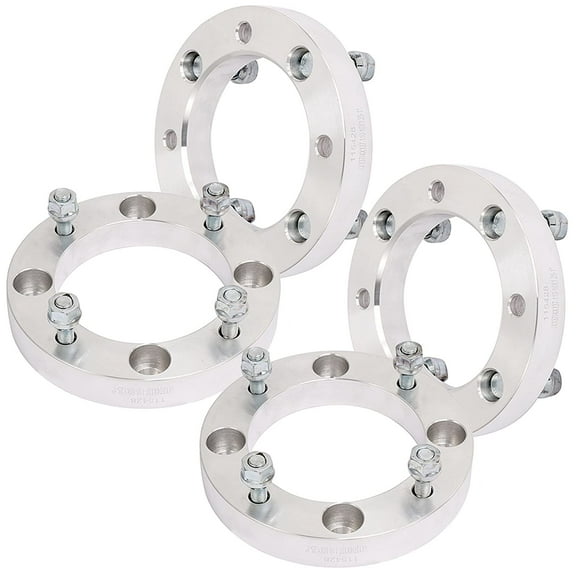 ROADFAR 4 Pcs Entretoises de Roue à 4 Crampons 4x137 1 Pouce d'Épaisseur Pas de Filetage 110mm 10x1.25 Entretoises de Roue Compatibles pour Bayou 400 1993-1999