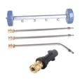 thumbnail image 1 of Limpiador de chasis de hidrolavadora, escoba de agua, pulverizador multifuncional resistente al desgaste con varillas de extensión para terraza y con conector K, 1 of 8