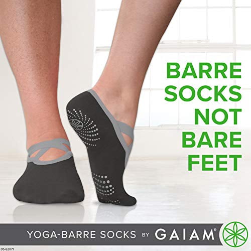 Barre Dance Full Toe Non Slip Sticky Grip Accessories for Yoga Gaiam Grippy Yoga Socks for Women & Men Pilates Ballet