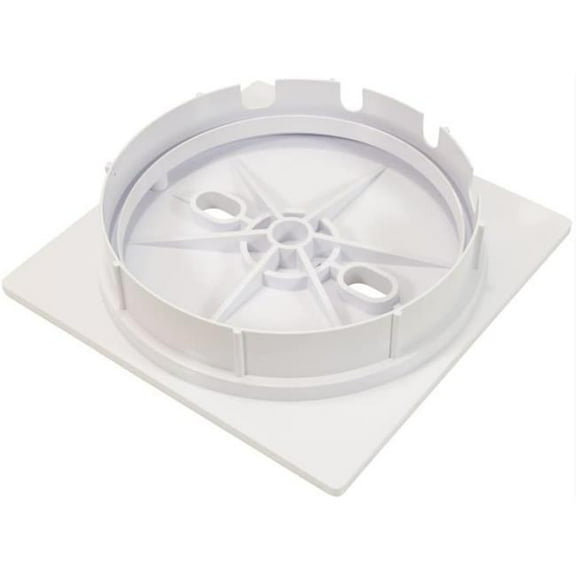 Custom Molded 25538-900-000 Square Skimmer Cover and Collar Assembly - White