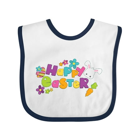 

Inktastic Happy Easter Gift Baby Boy or Baby Girl Bib