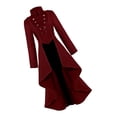 thumbnail image 3 of Chaqueta larga Steampunk Hugo roja Retro Punk XXL, 3 of 6