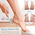 thumbnail image 5 of LINKEVAP Electric Feet Callus Remover,Portable Electronic Foot File Pedicure Tools,Waterproof Foot Scrubber File,Pedi Foot Care for Dead,Hard Cracked Dry Skin Manicure Nail Nail Care Cutics Nail Art, 5 of 7