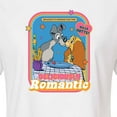 thumbnail image 3 of Lady and the Tramp - Delicously Romantic - Juniors Cropped Cotton Blend T-Shirt, 3 of 5