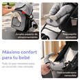 thumbnail image 4 of Carriola Ultra Ligera Plegable a Un solo Clic Para Viaje YEI  YI-CLINDBK, 4 of 7