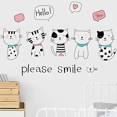thumbnail image 2 of Vinil Decorativo Interiores Farol Gato Cats Jugando Mariposa H&Jess Vinil Decorativo, 2 of 2