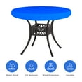 thumbnail image 3 of Covers & All Round Table Top Cover, 18 Oz Heavy Duty Waterproof UV & Weather Resistant Patio Table Cover, Outdoor Table Cover for Patio Outdoor Furniture & Coffee Table (60" Diameter x 4" H, Blue), 3 of 7